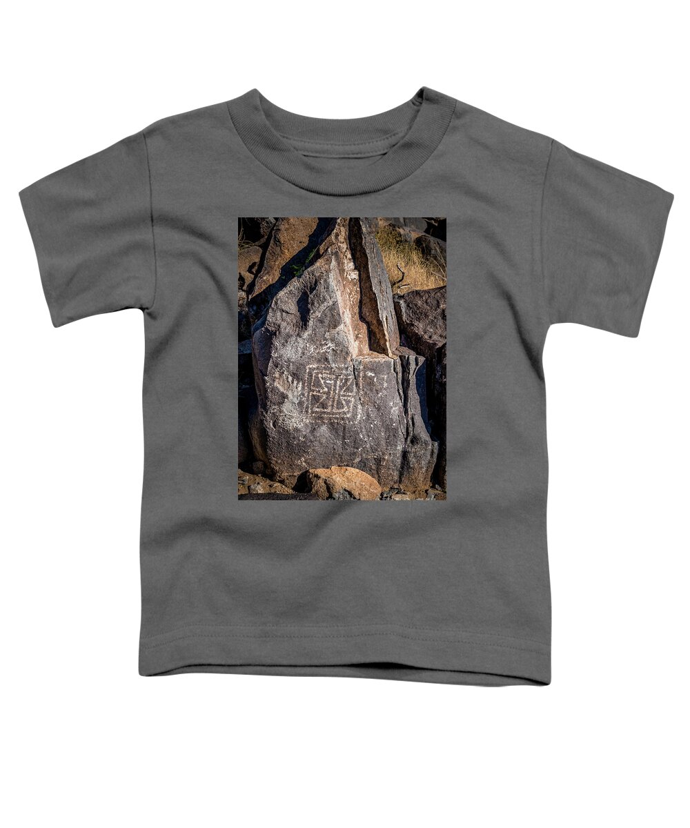 Ancient Toddler T-Shirt featuring the photograph Three Rivers Petroglyphs #3 by Blake Webster