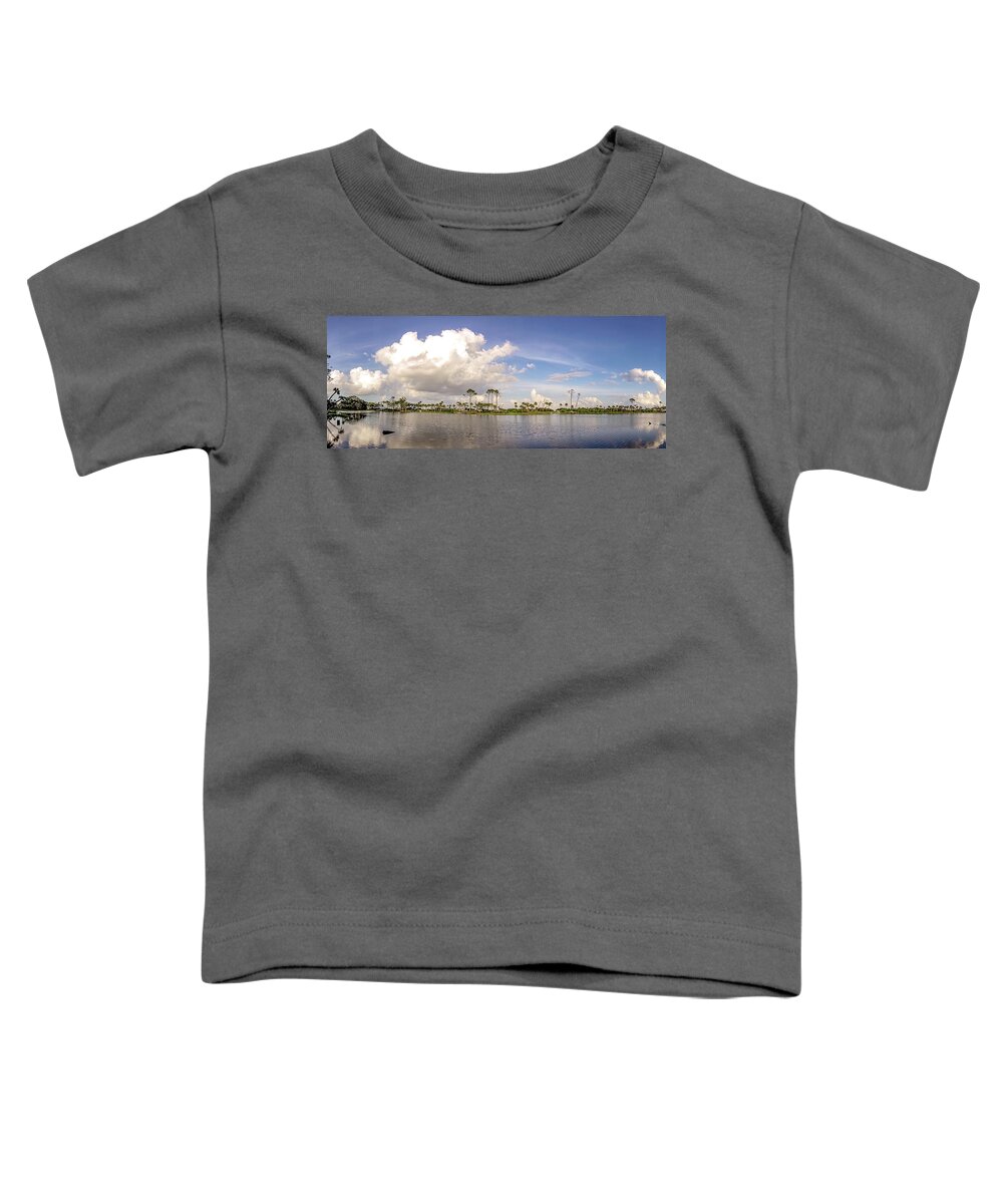 Sealife Toddler T-Shirt featuring the photograph Nature Landscape Scenes Around Hunting Island State Park In Sout #11 by Alex Grichenko