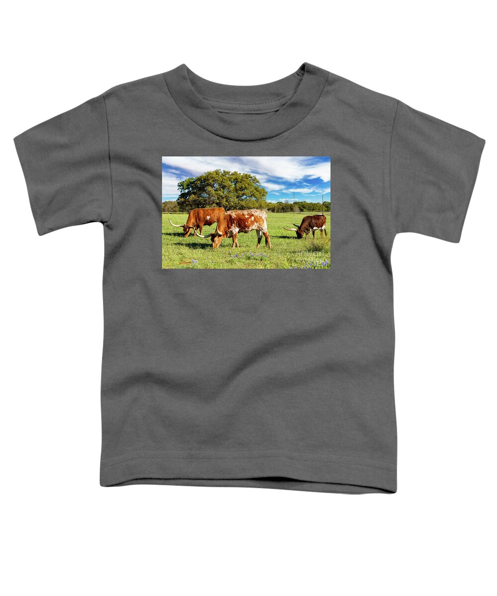 African Breed Toddler T-Shirt featuring the photograph Texas Hill Country #11 by Raul Rodriguez