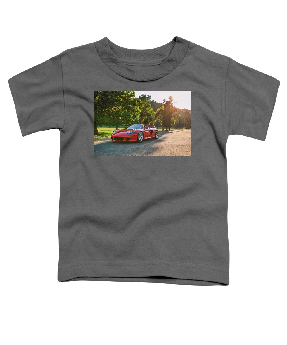 Cars Toddler T-Shirt featuring the photograph #Porsche #CGT #Print #12 by ItzKirb Photography