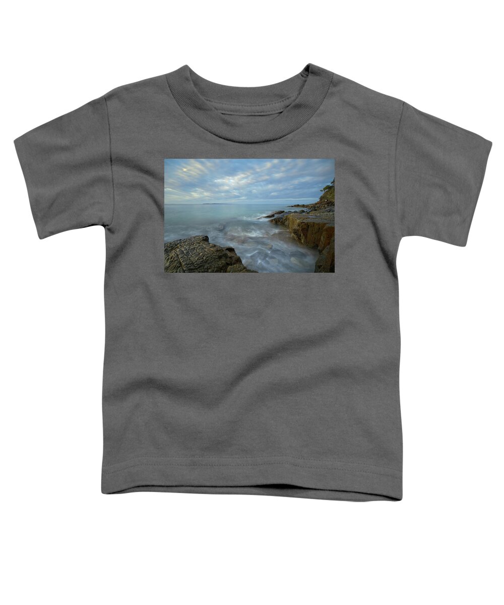 National Park Toddler T-Shirt featuring the photograph 1808sunsetnoosa16 by Nicolas Lombard