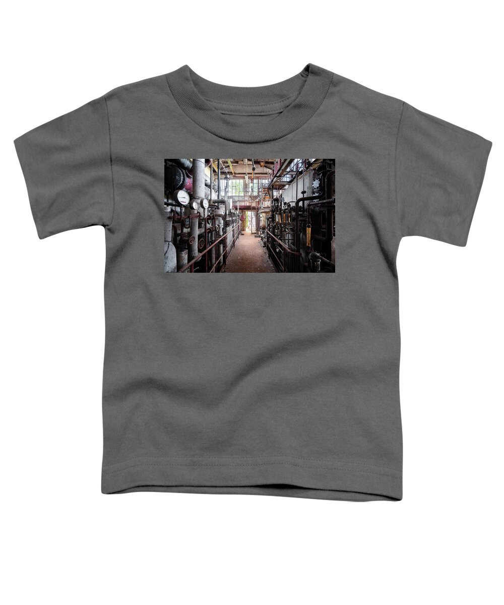 Abandoned Toddler T-Shirt featuring the photograph Abandoned Industry #2 by Roman Robroek