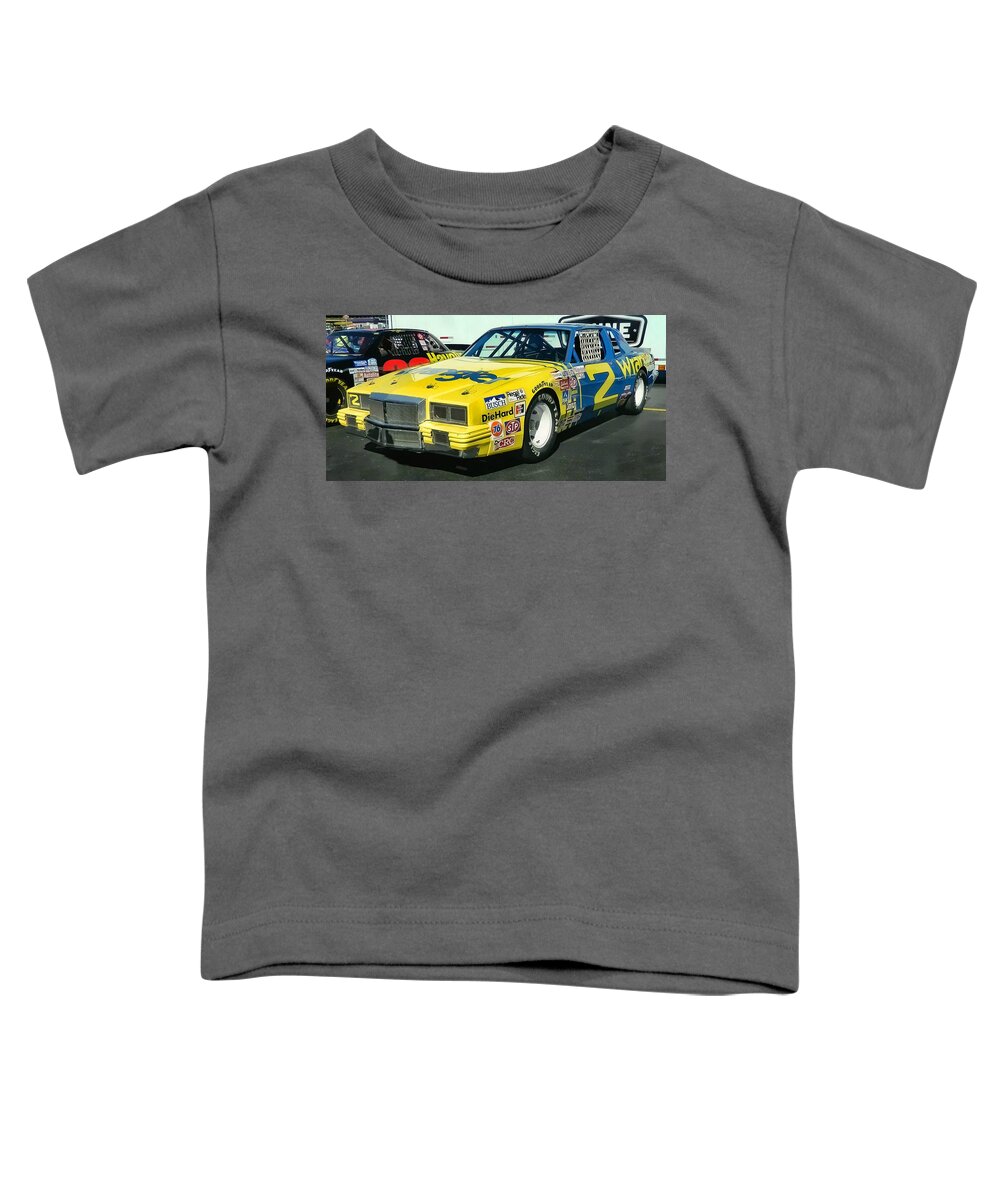 Victor Montgomery Toddler T-Shirt featuring the photograph #2 Dale Earnhardt #2 by Vic Montgomery