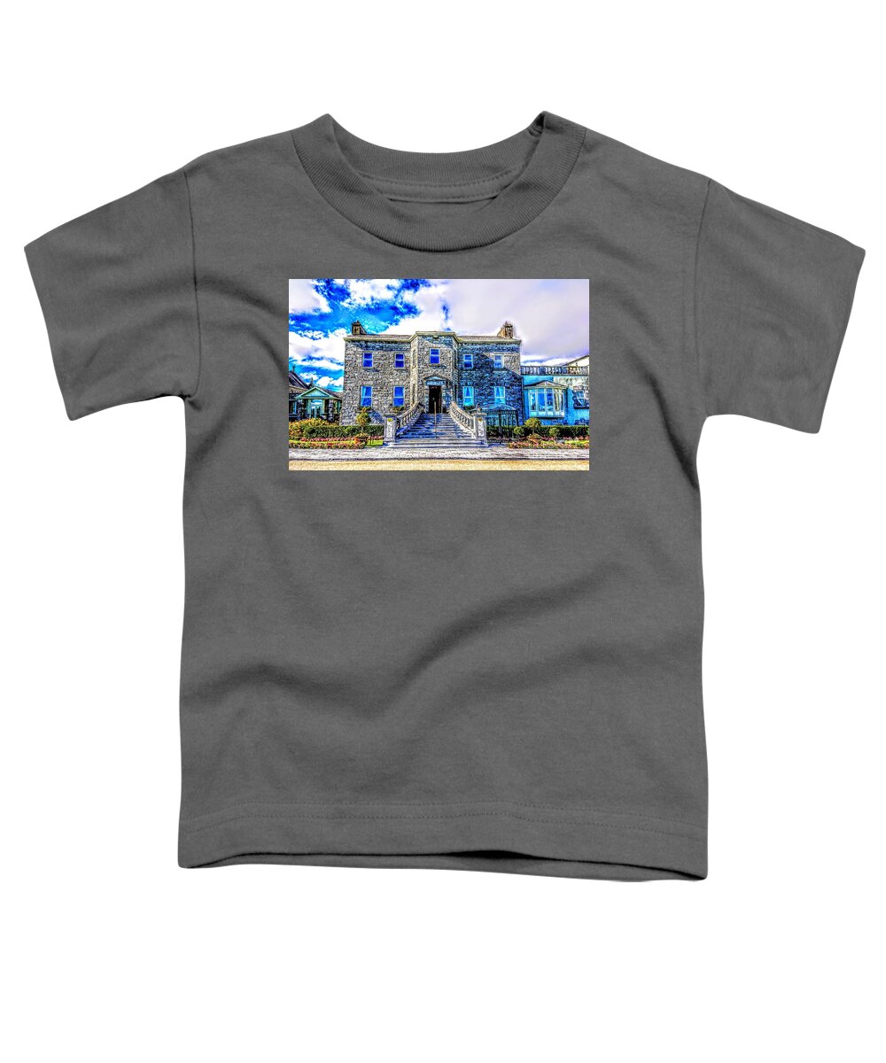 Galway Ireland Toddler T-Shirt featuring the pastel Art prints of Glenlo Abbey Galway Ireland by Mary Cahalan Lee - aka PIXI
