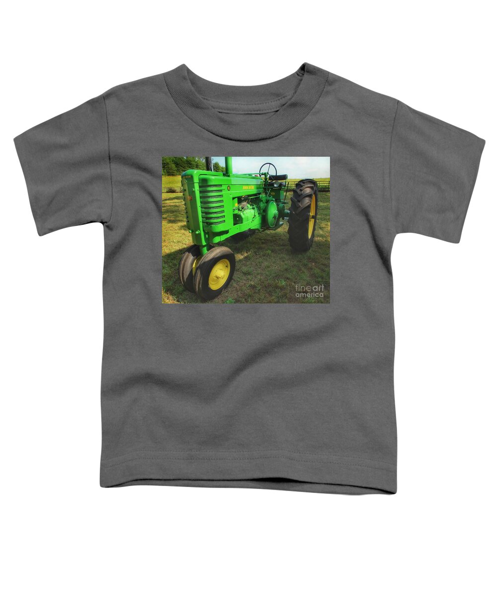 John Deere G Toddler T-Shirt featuring the photograph John Deere G #2 by Mike Eingle