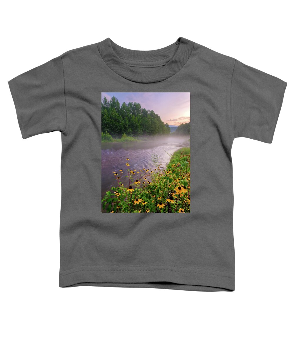 Wildflowers Toddler T-Shirt featuring the photograph Little Piney Creek #2 by Robert Charity
