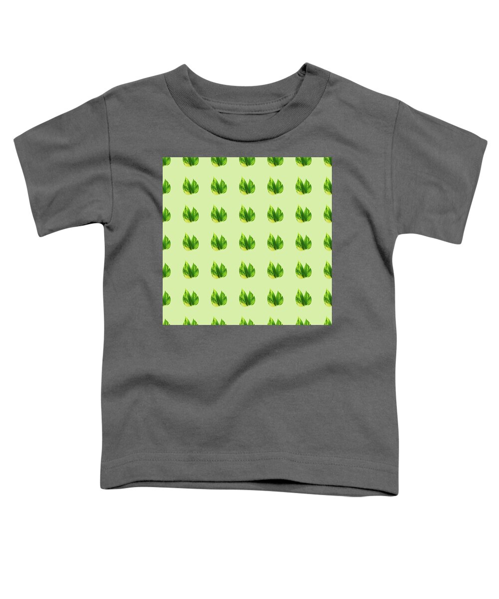 Leaf Toddler T-Shirt featuring the photograph Seamless leaf pattern #2 by Fabiano Di Paolo