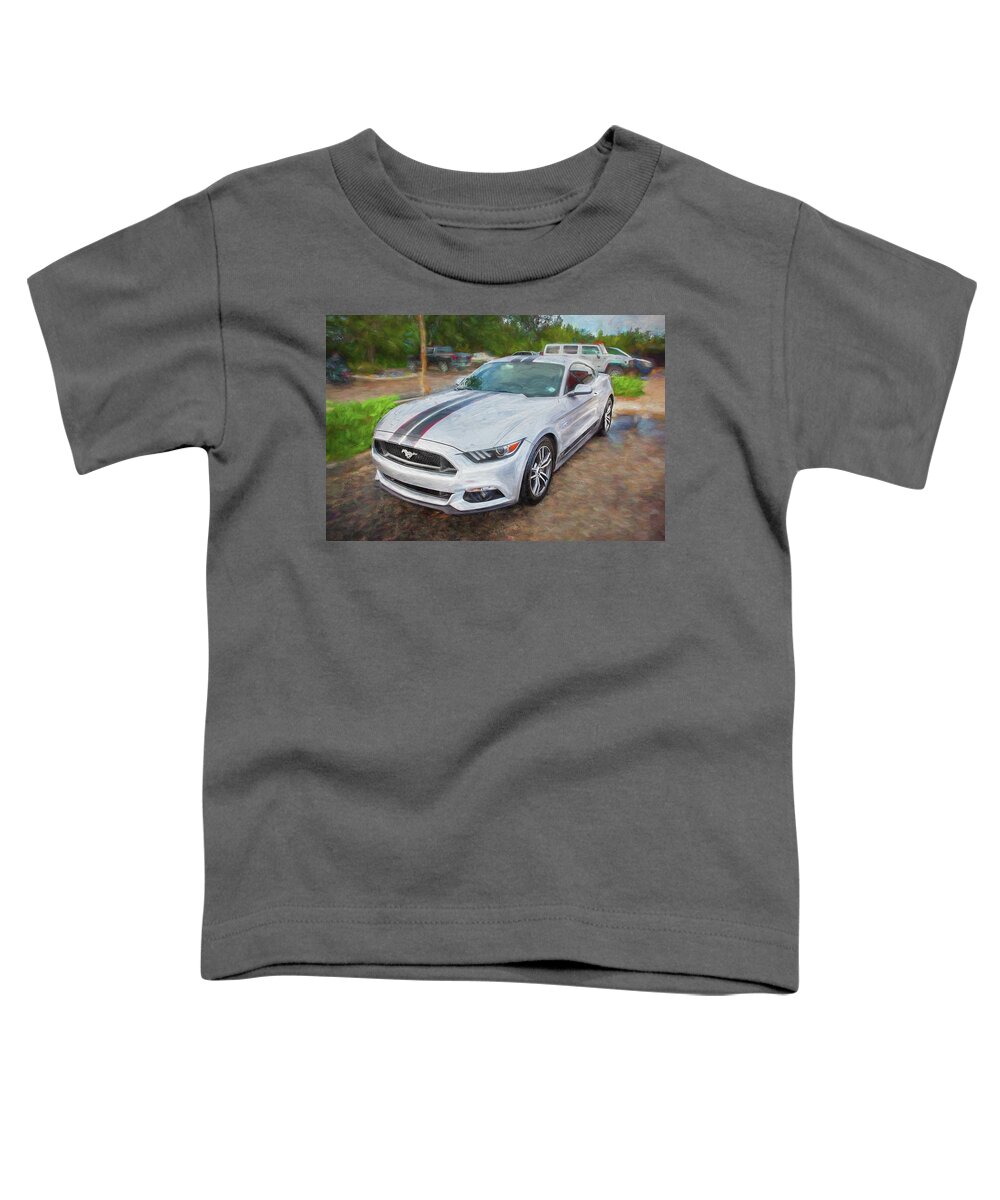 2017 Ford Mustang Gt 5.0 Toddler T-Shirt featuring the photograph 2017 Ford Mustang GT 5.0 X221 by Rich Franco