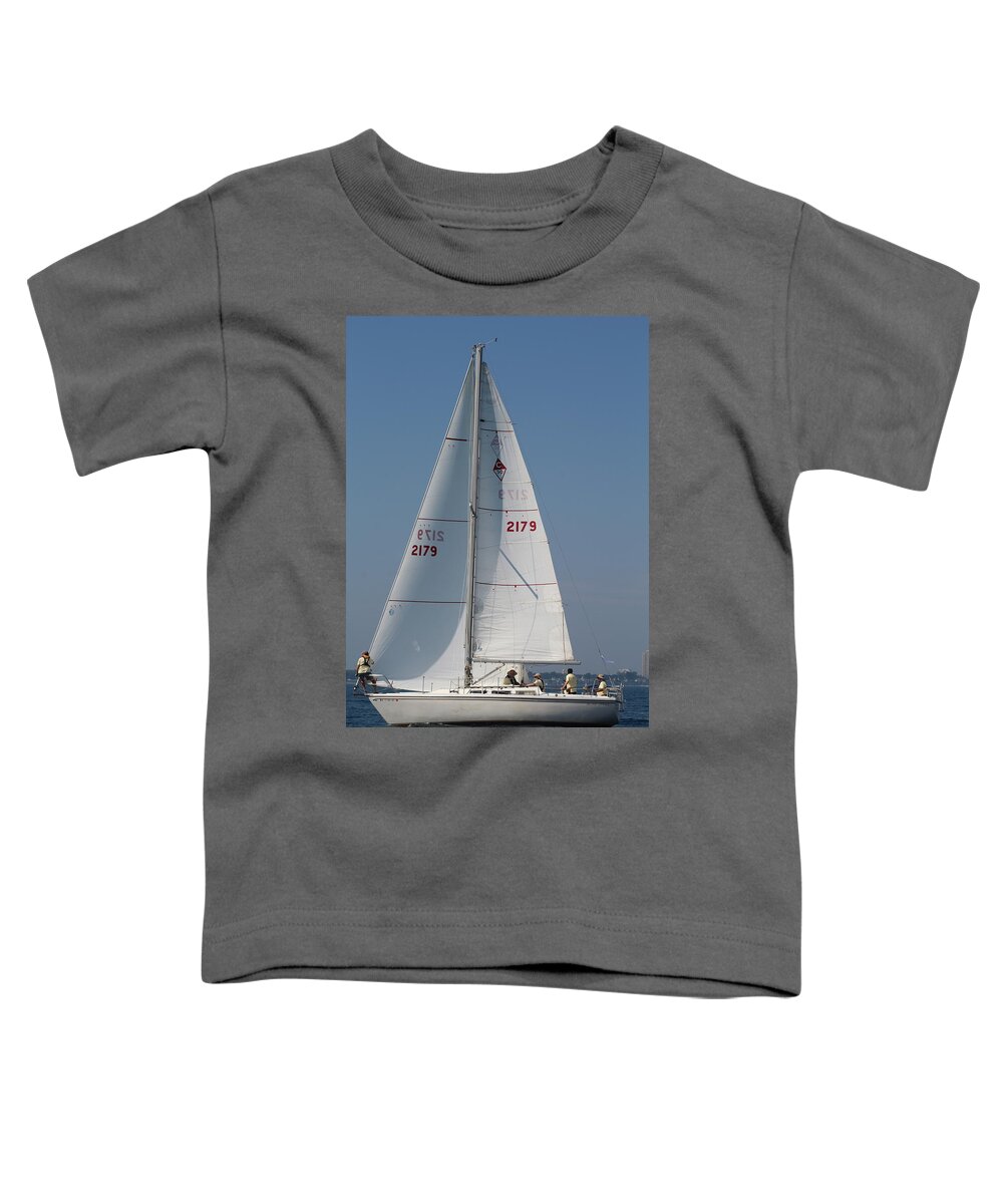  Toddler T-Shirt featuring the photograph The race #24 by Jean Wolfrum