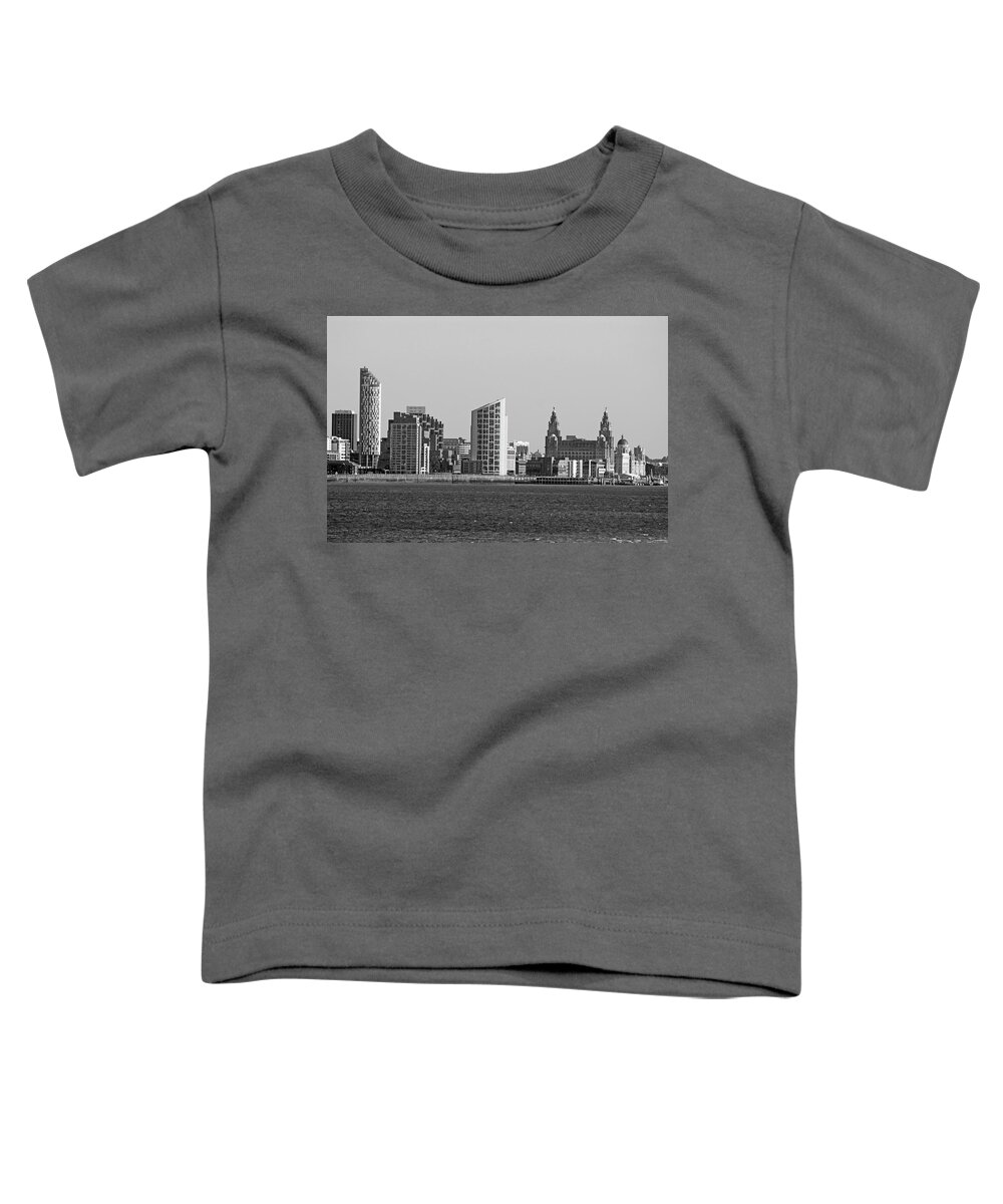 Wirral Toddler T-Shirt featuring the photograph 29/09/13 NEW BRIGHTON. The Liverpool Waterfront. by Lachlan Main