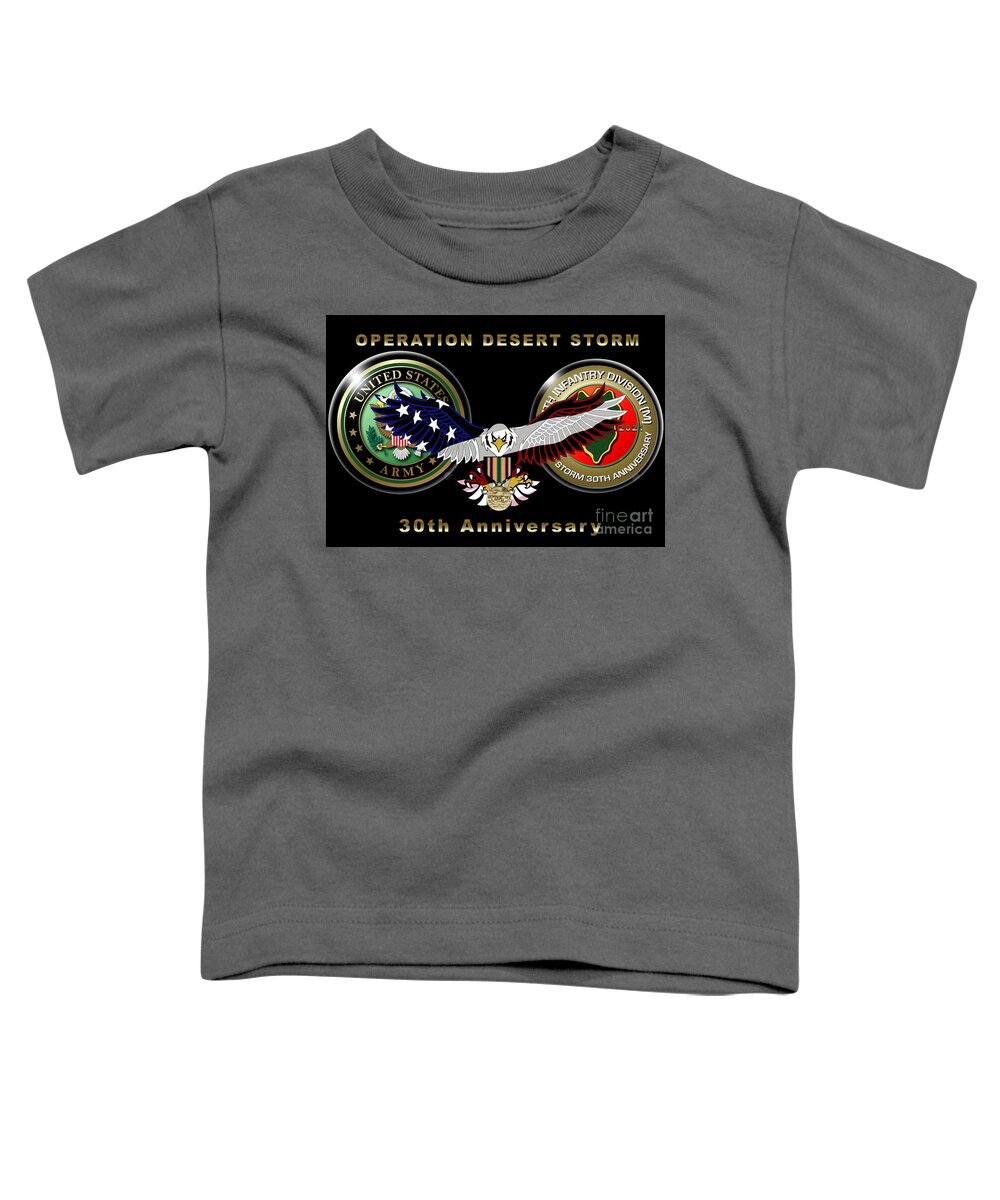 30th Toddler T-Shirt featuring the digital art 30th Anniversary by Bill Richards