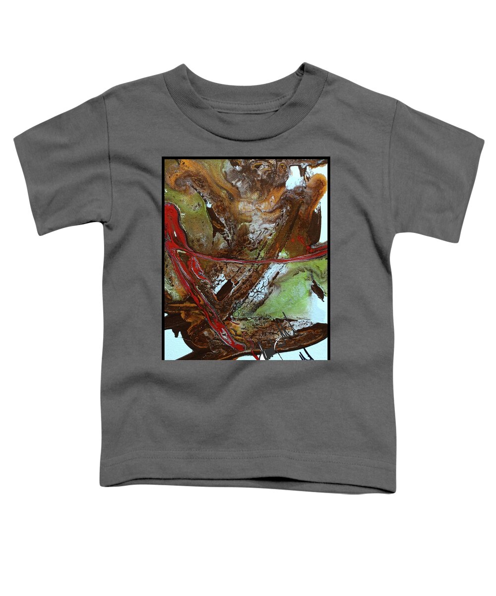  Toddler T-Shirt featuring the painting 369 by Jimmy Williams