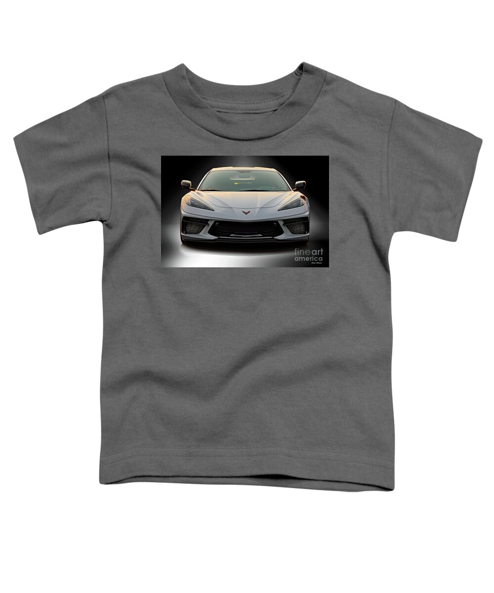 2020 Chevrolet C8 Corvette Toddler T-Shirt featuring the photograph 2020 Chevrolet C8 Corvette 'Mid-Engine' #4 by Dave Koontz