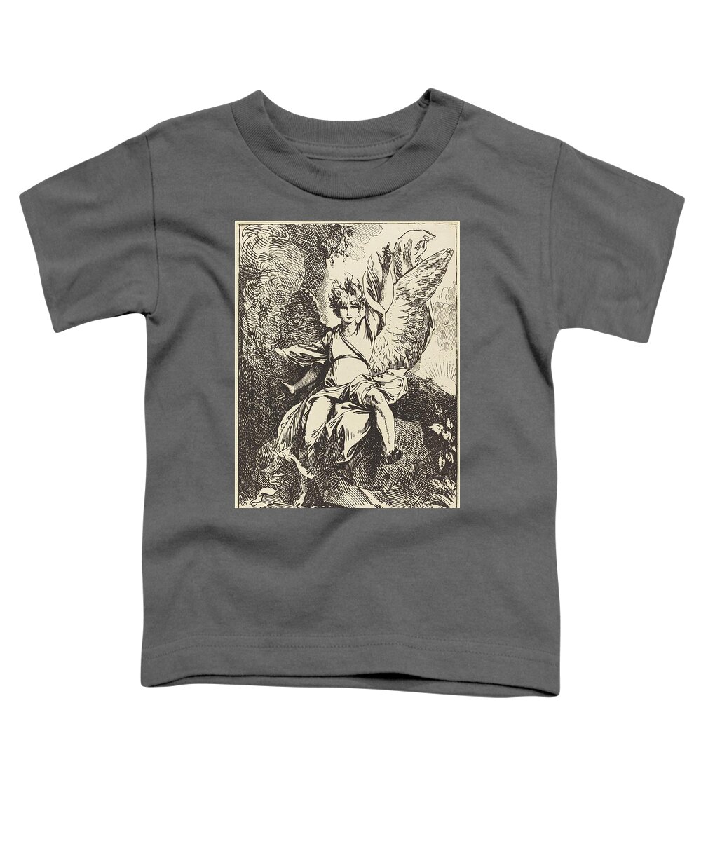 Andre Masson Epithalame Signed Andre Masson Toddler T-Shirt featuring the painting Andre Masson Epithalame Signed andre Masson #6 by MotionAge Designs