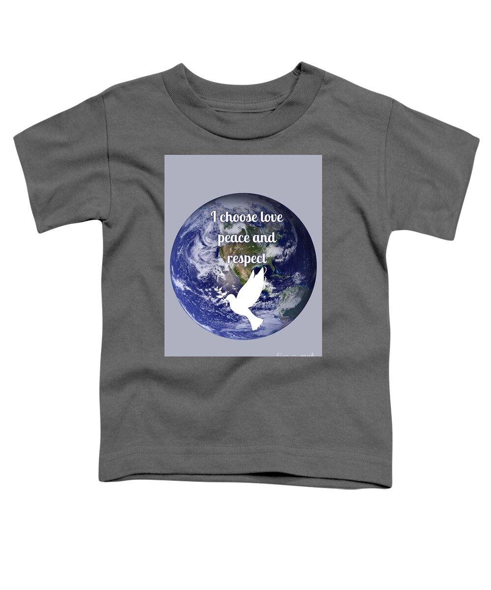Fineartamerica Toddler T-Shirt featuring the digital art Earth #7 by Yvonne Padmos