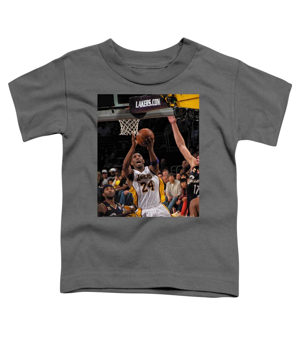 Kobe Toddler T-Shirt featuring the photograph Kobe #9 by Marc Bittan