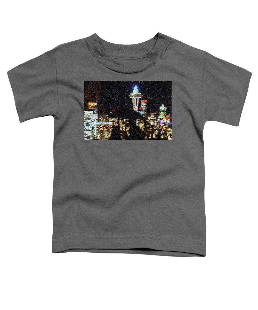 Kerry Park Toddler T-Shirt featuring the photograph A Couple in Seattle by Yoshiki Nakamura