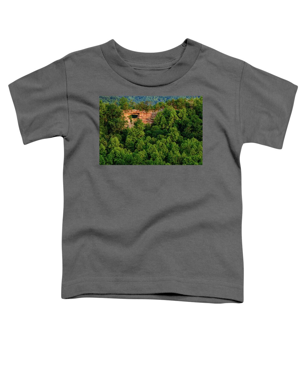 Double Arch Toddler T-Shirt featuring the photograph A Glimmer of Perspective by Michael Scott