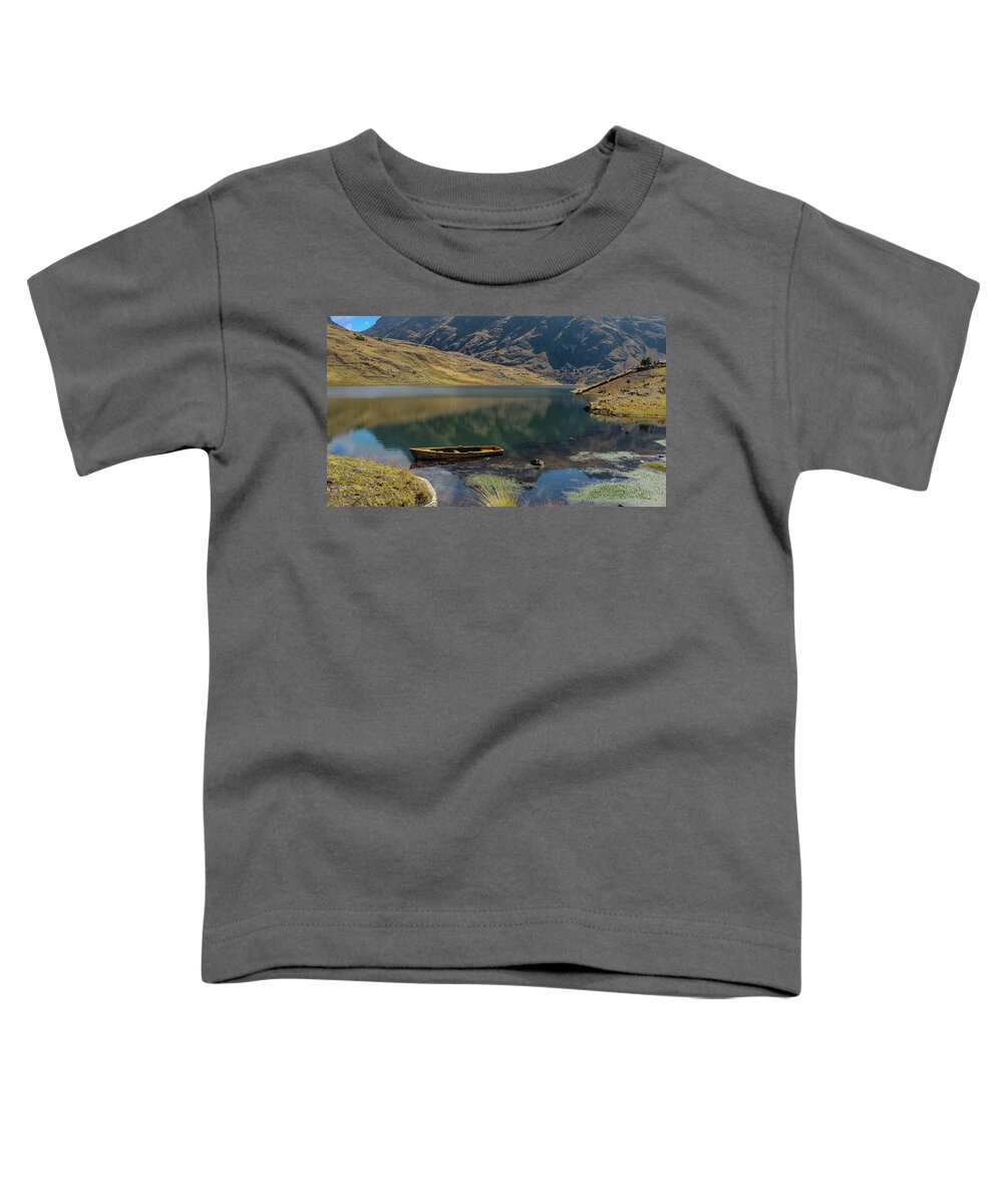 Lake Toddler T-Shirt featuring the photograph A magical, beautiful lake by Leslie Struxness