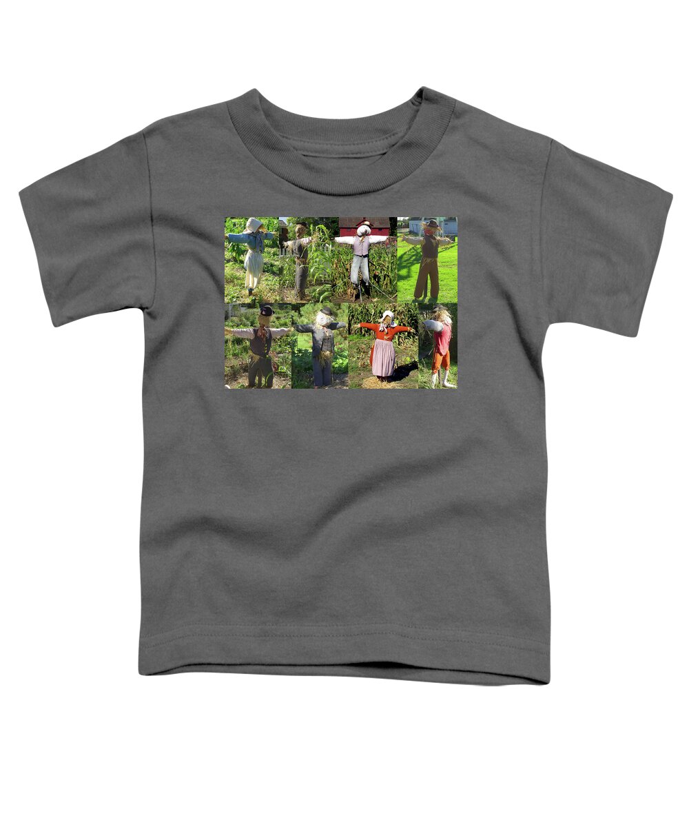  Toddler T-Shirt featuring the photograph A Not So Scary Family by Rein Nomm