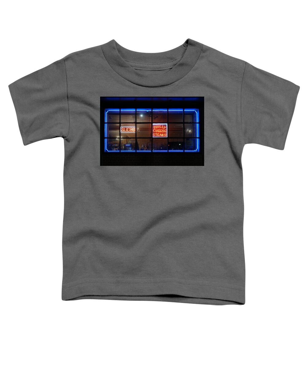 Richard Reeve Toddler T-Shirt featuring the photograph A Slice of Philly by Richard Reeve