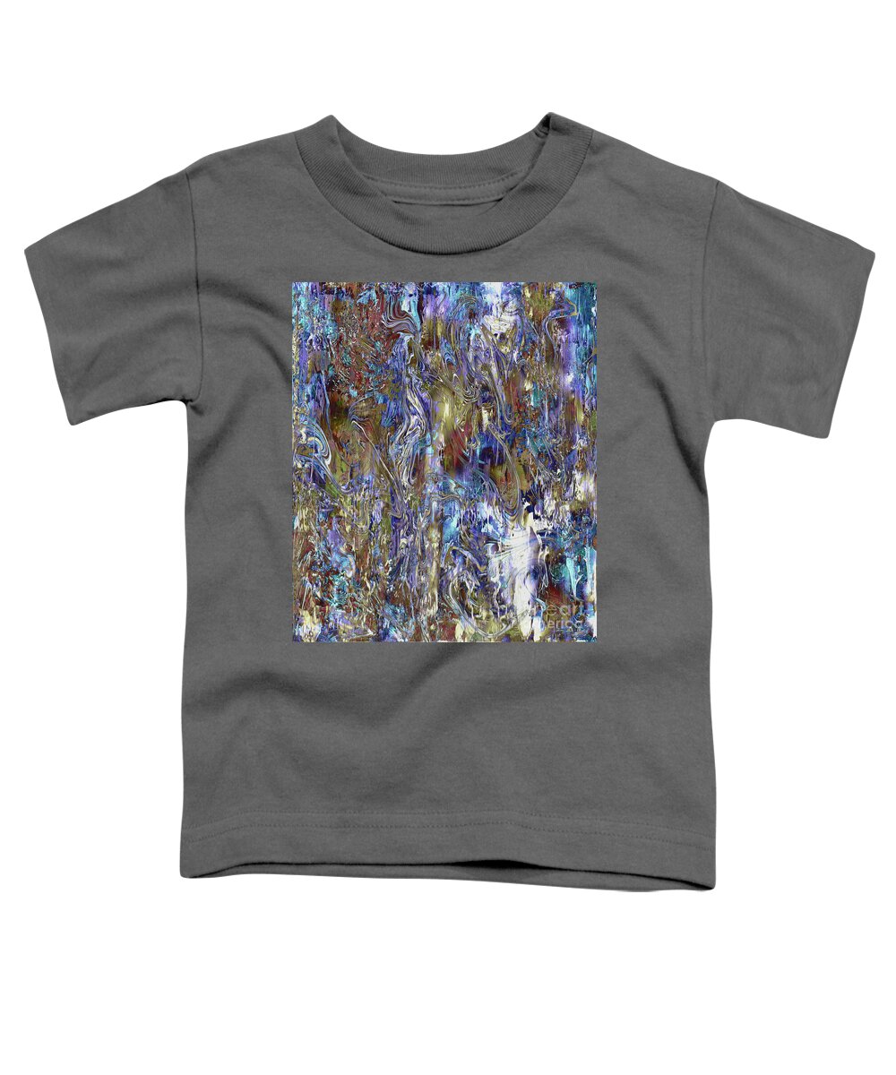 A-fine-art Toddler T-Shirt featuring the painting A Touch Of Class 39 by Catalina Walker