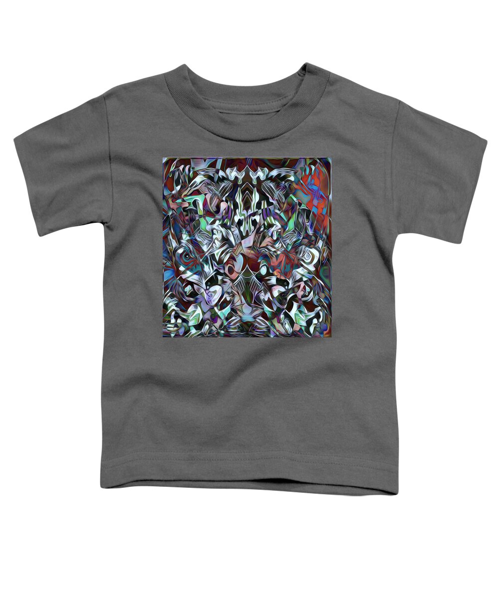 Cubism Toddler T-Shirt featuring the digital art A Work in Progress by Jeff Malderez