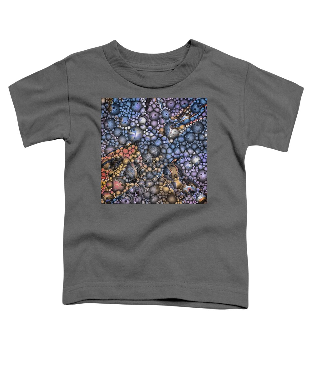 Shapes Toddler T-Shirt featuring the digital art Abstract 3D Surface by Phil Perkins