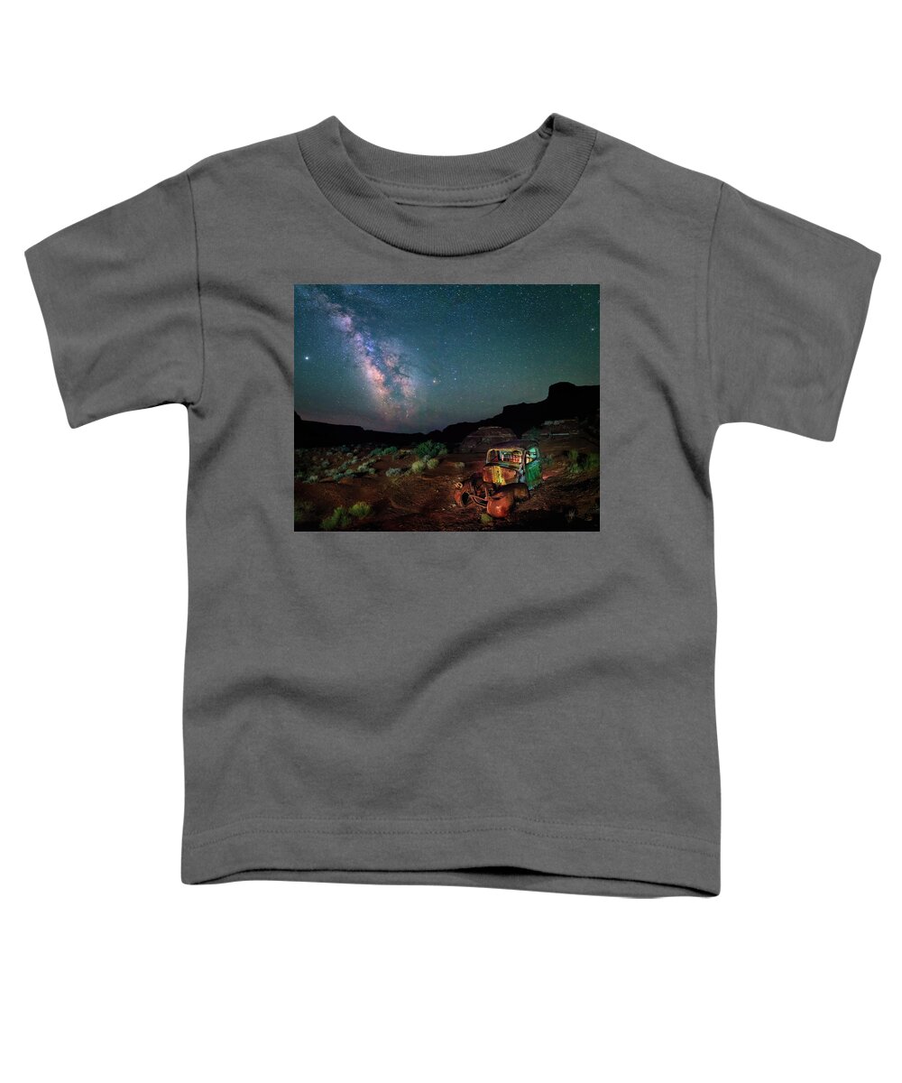 Truck Toddler T-Shirt featuring the photograph All Trucks Go to Heaven by Michael Ash