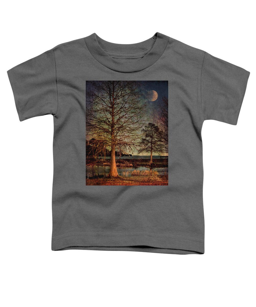 Moon Toddler T-Shirt featuring the photograph Ambient Light by Shara Abel