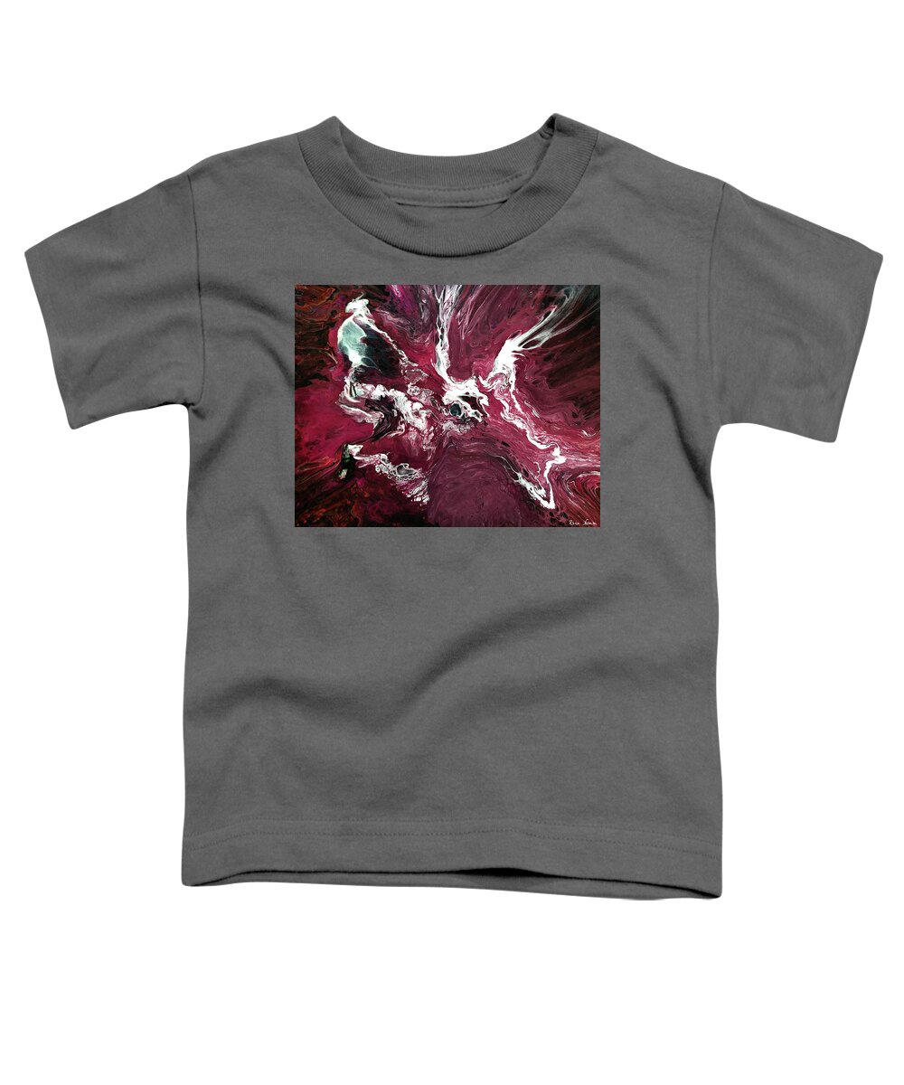  Toddler T-Shirt featuring the painting An Instant by Rein Nomm