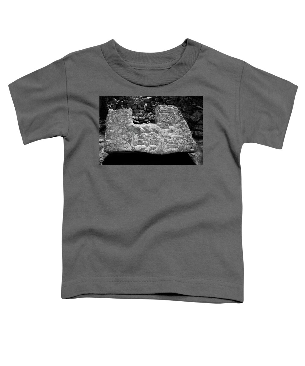 Anthropology Toddler T-Shirt featuring the photograph Ancient Copan Ruins by Karen Lee Ensley