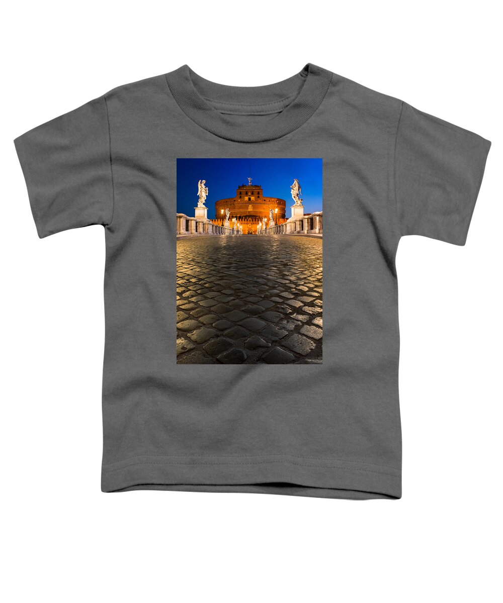 Rome Toddler T-Shirt featuring the photograph Angels leading the Way by Peter Boehringer