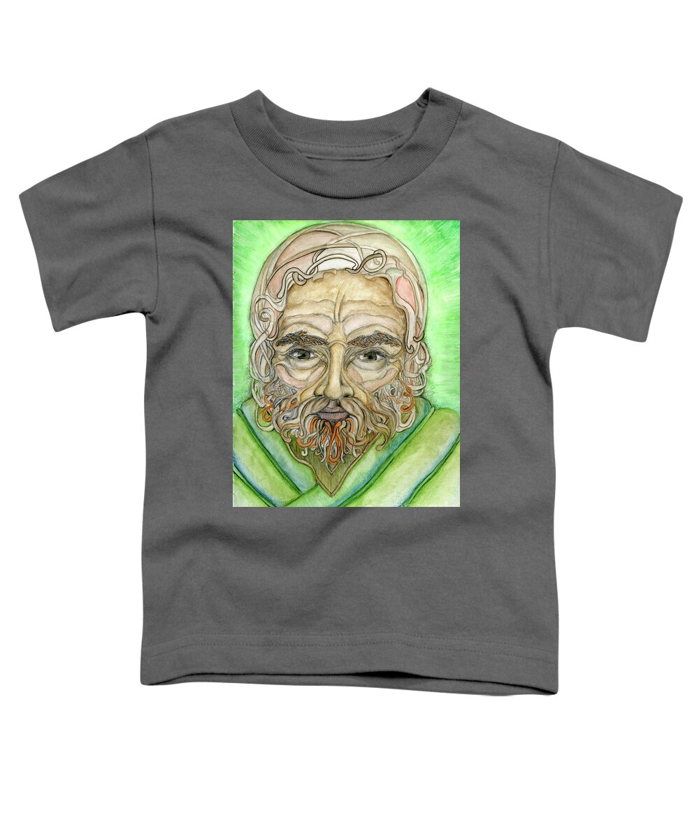 Apostle Paul Toddler T-Shirt featuring the painting Apostle Paul by Jo Thomas Blaine