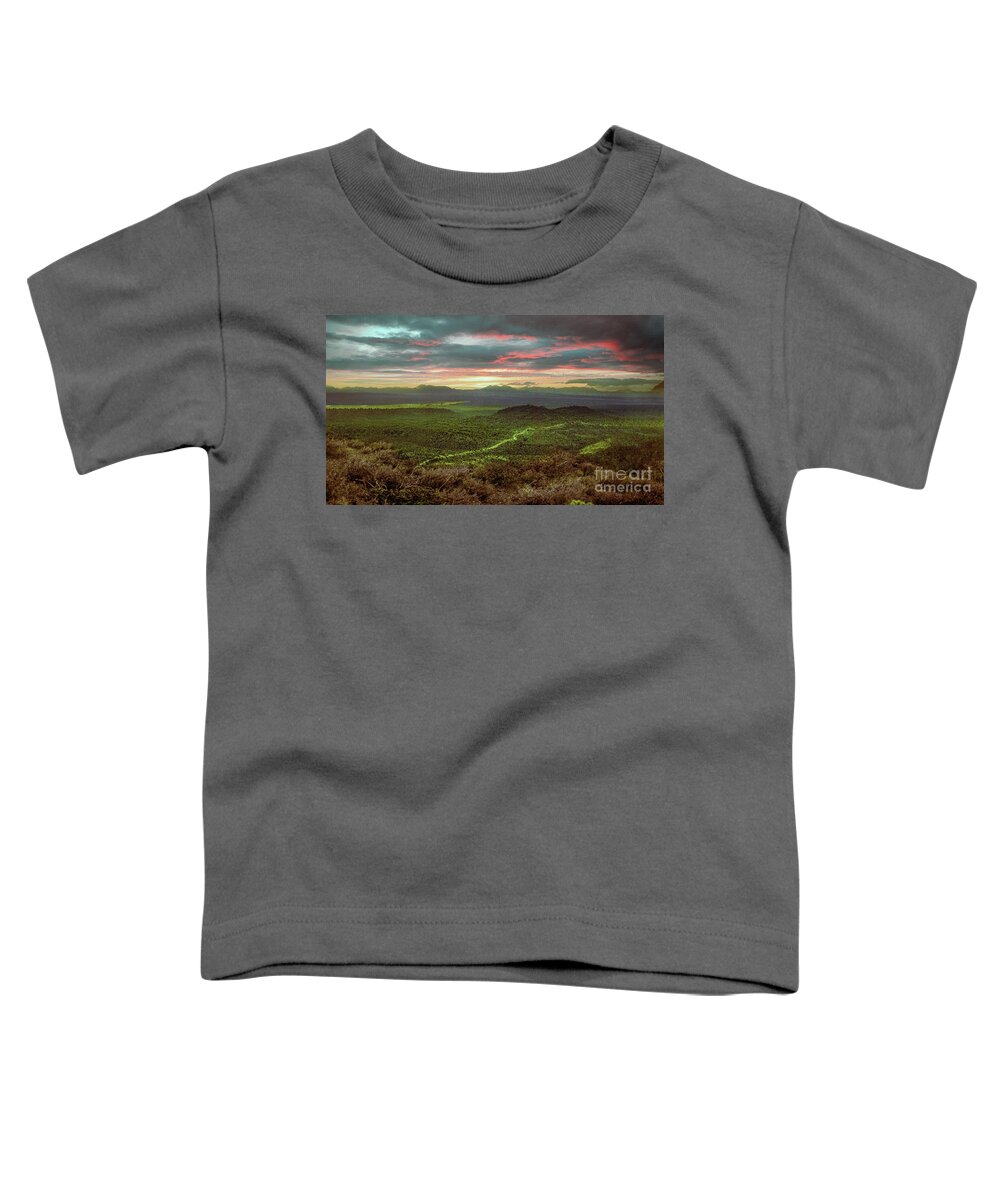 Arizona Toddler T-Shirt featuring the digital art Arizona Hilltop by Anthony Ellis