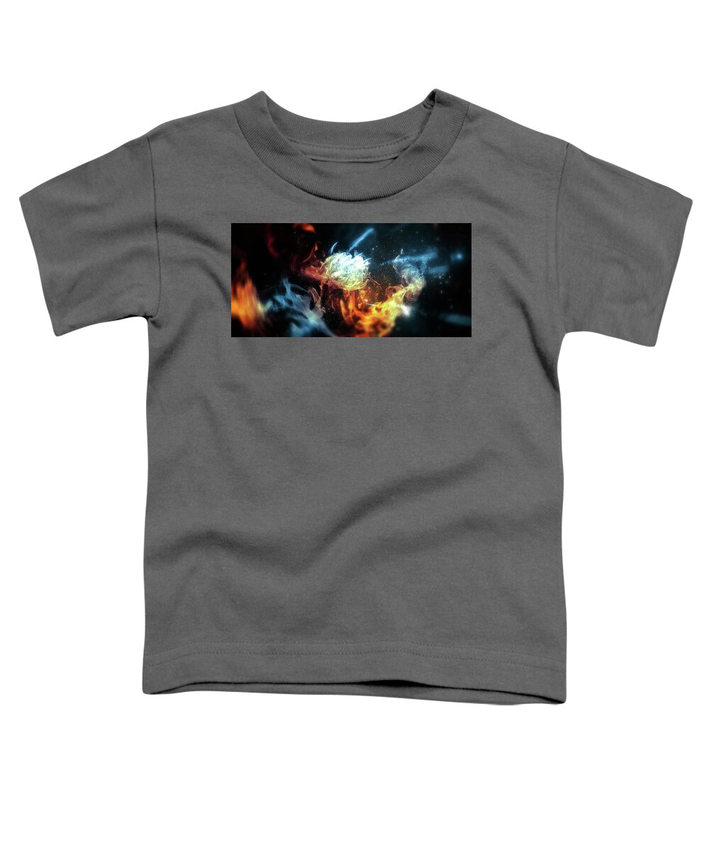 Hope Toddler T-Shirt featuring the digital art Art - Fire of Hope by Matthias Zegveld