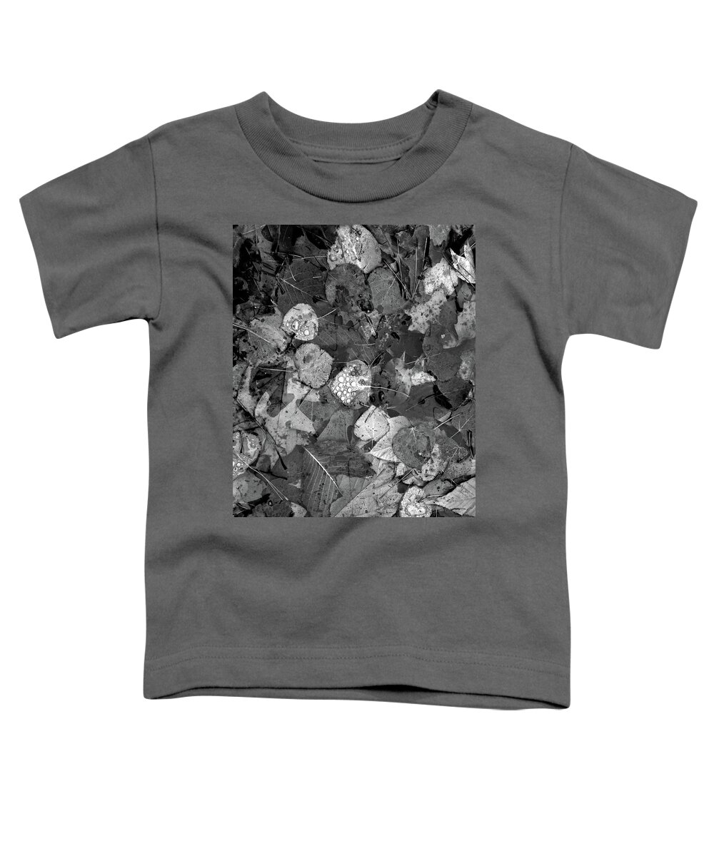Aspen Toddler T-Shirt featuring the photograph Aspen Central Monochrome by Wayne King