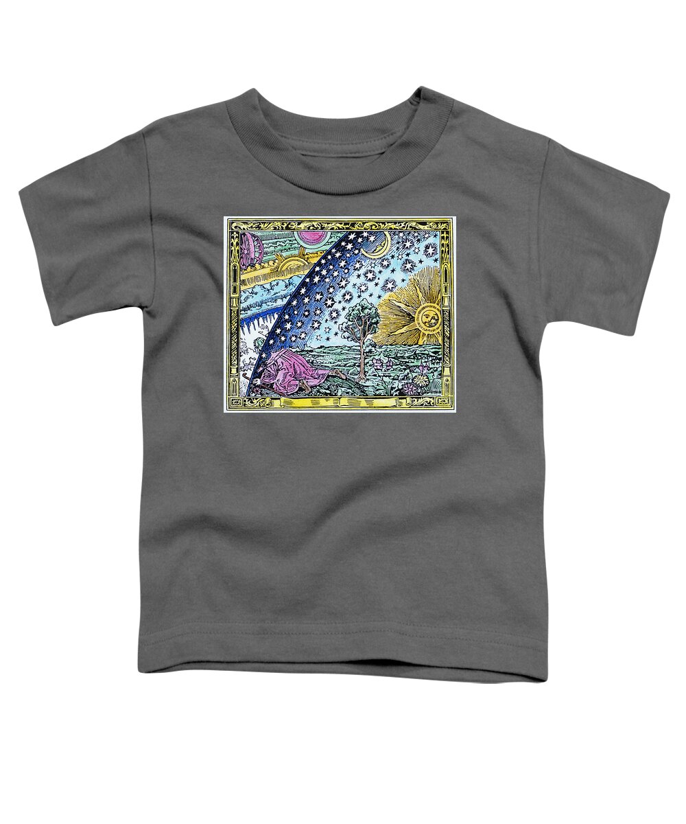 1530 Toddler T-Shirt featuring the drawing Astronomer, 1530 by Granger