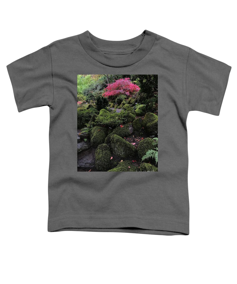 Autumn Toddler T-Shirt featuring the photograph Autumn in the Scottish Gardens by Charlene Mitchell