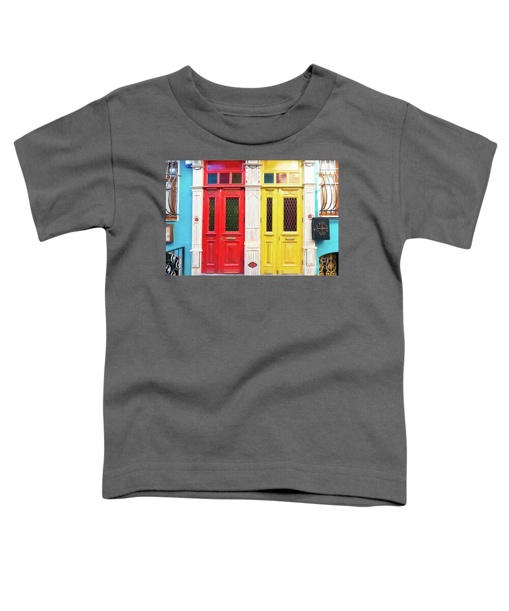 Istanbul Toddler T-Shirt featuring the photograph Balat Istanbul by Anastasy Yarmolovich