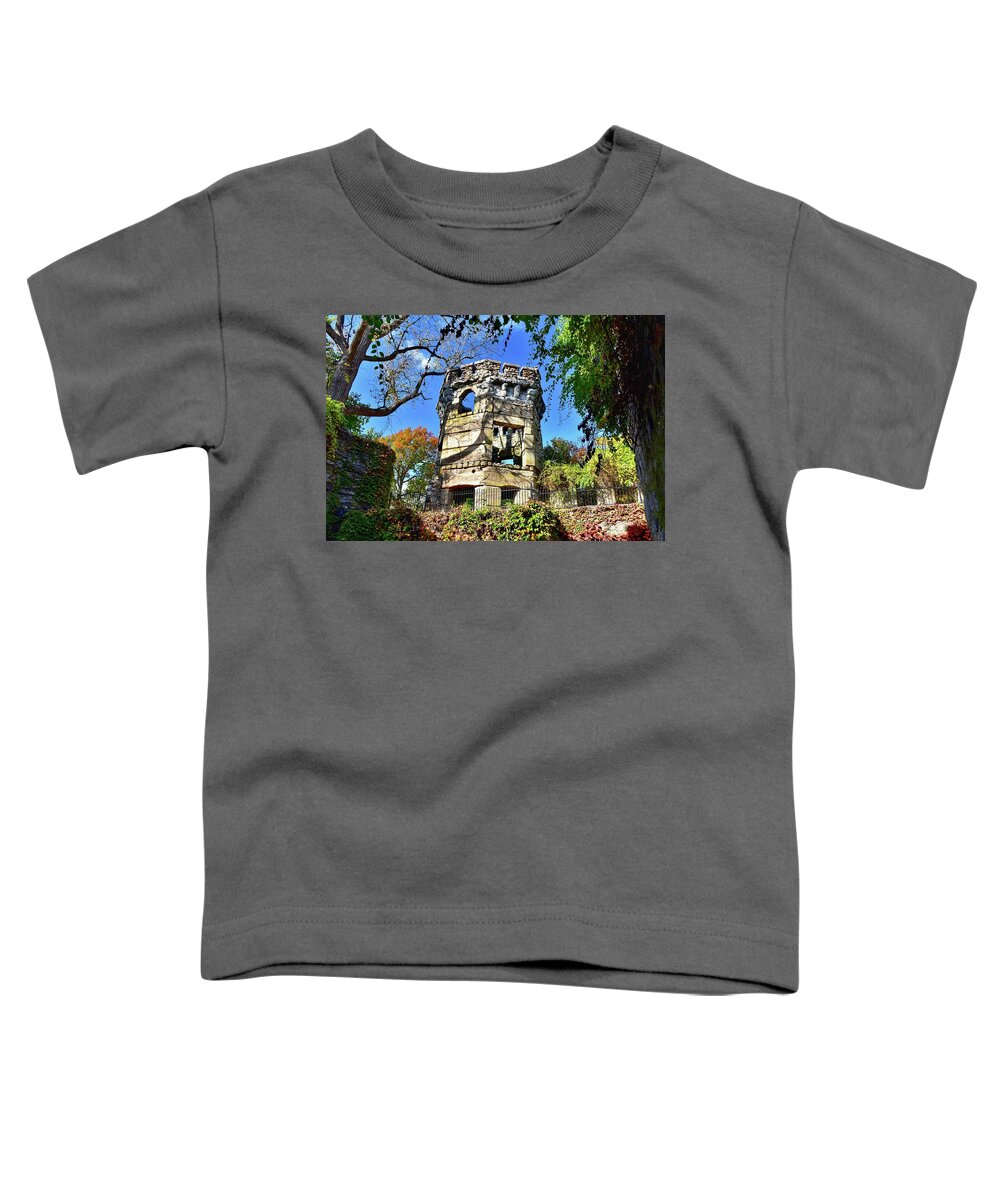 Bancroft Toddler T-Shirt featuring the photograph Bancroft's Castle by Monika Salvan