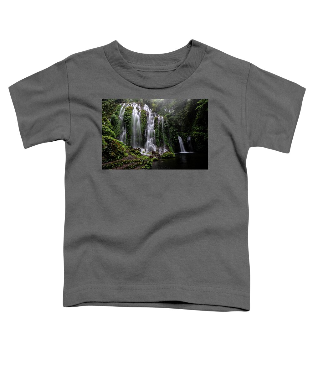 Waterfalls Bali Toddler T-Shirt featuring the photograph Banyu Wana Amertha Waterfall - Bali, Indonesia by Earth And Spirit