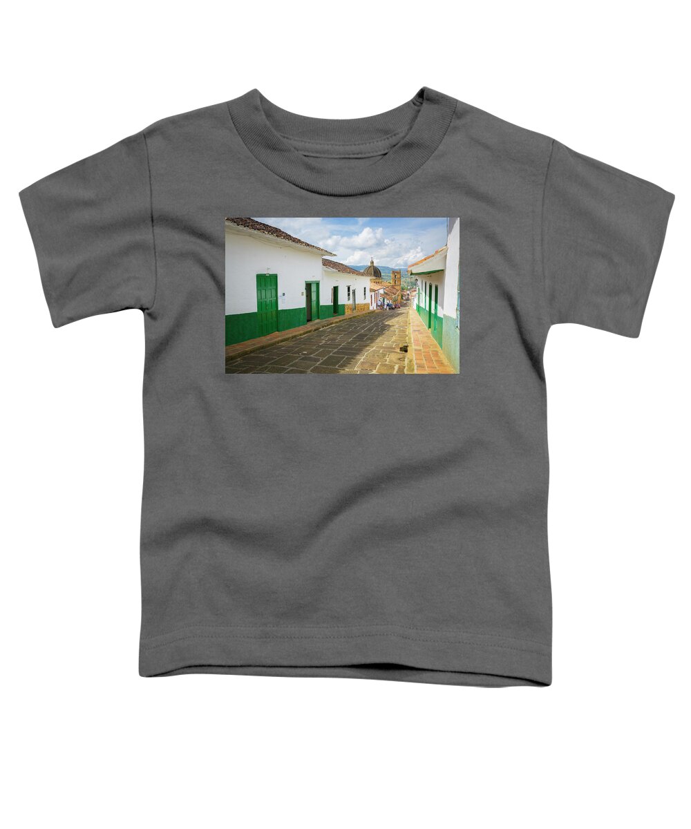 Barichara Toddler T-Shirt featuring the photograph Barichara Santander Colombia by Tristan Quevilly