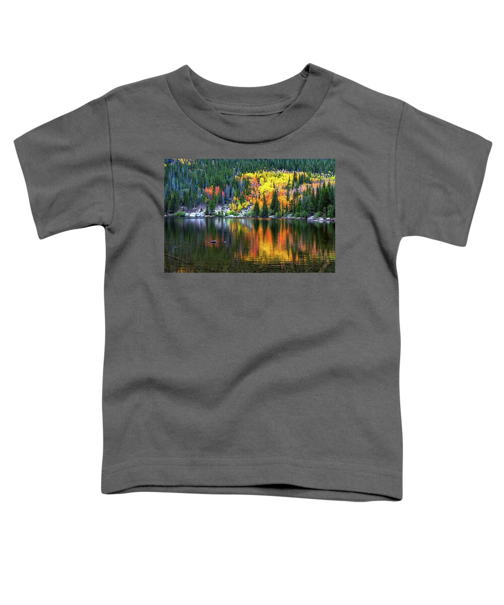  Toddler T-Shirt featuring the photograph Bear lake 3 by Bitter Buffalo Photography