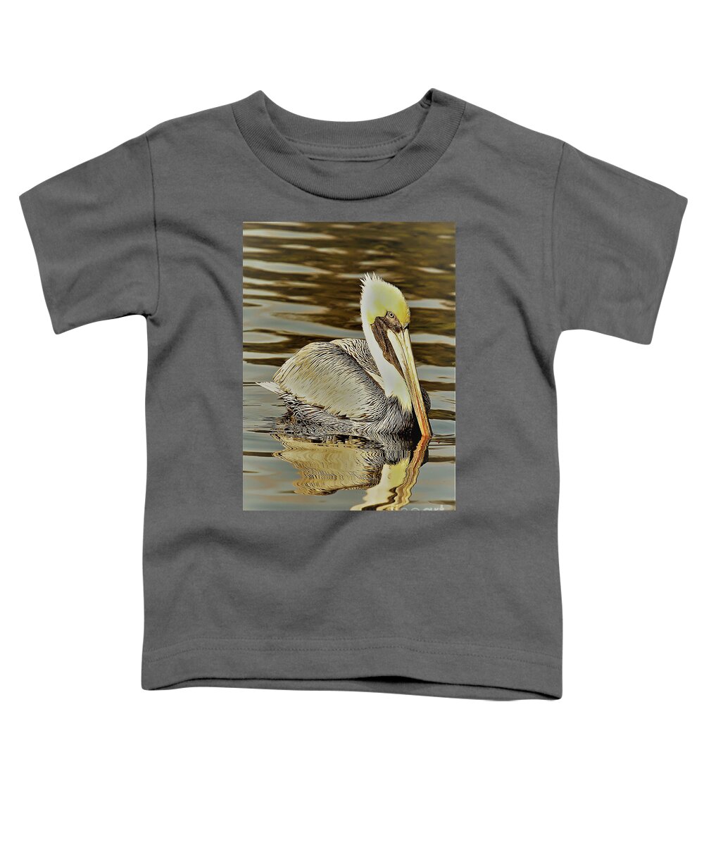 Pelican Toddler T-Shirt featuring the photograph Beautiful Browns by Joanne Carey