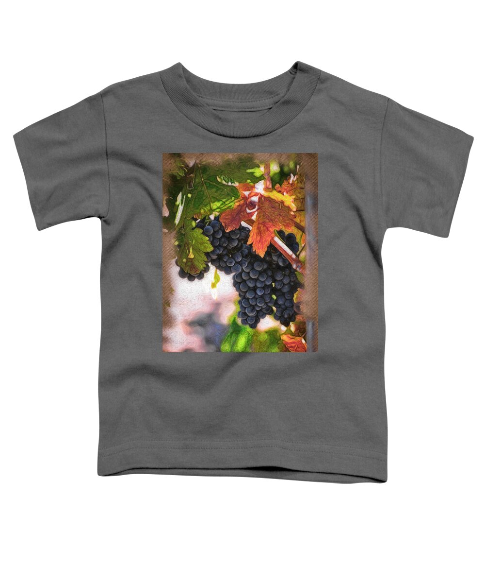 Harvest Toddler T-Shirt featuring the photograph Before the Crush by Steph Gabler