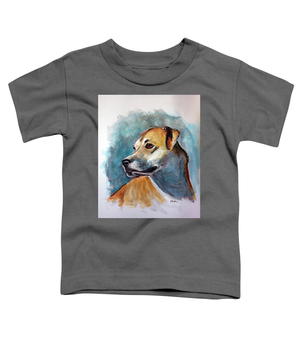 Watercolor Toddler T-Shirt featuring the photograph Bella by Rick Mosher