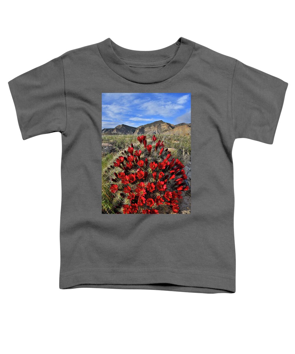 Claret Cup Cactus Toddler T-Shirt featuring the photograph Best Claret Cup Ever by Ray Mathis