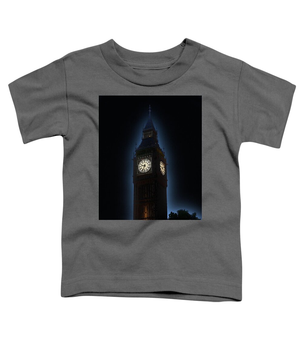 Richard Reeve Toddler T-Shirt featuring the photograph Big Ben Aura by Richard Reeve