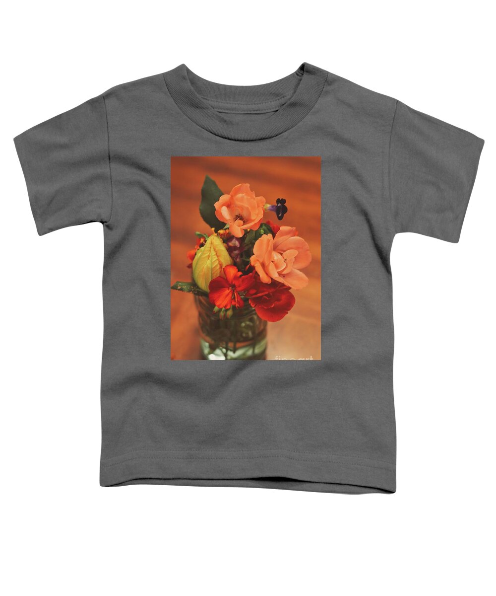 Adrian-deleon Toddler T-Shirt featuring the photograph Bippity Boppity Bouquet by Adrian De Leon Art and Photography